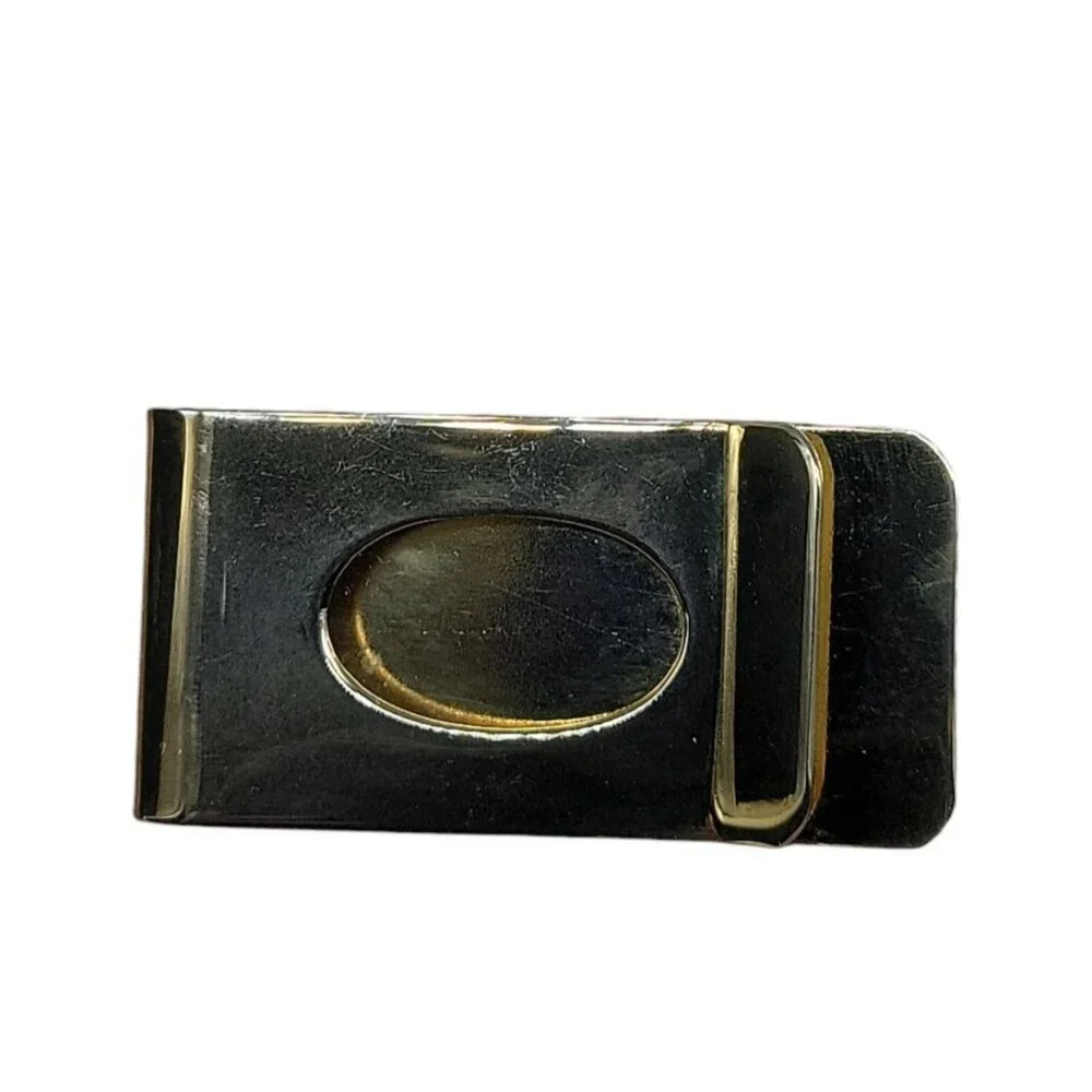 Presidential Seal Money Clip United States Blue White Eagle Shield Gold Tone